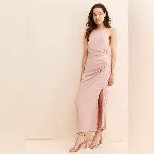 EUC Anthropologie Ruched Asymmetrical Dress, Size 8